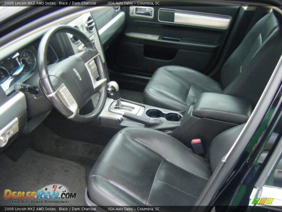 2008 Lincoln MKZ AWD Sedan Black / Dark Charcoal Photo #10