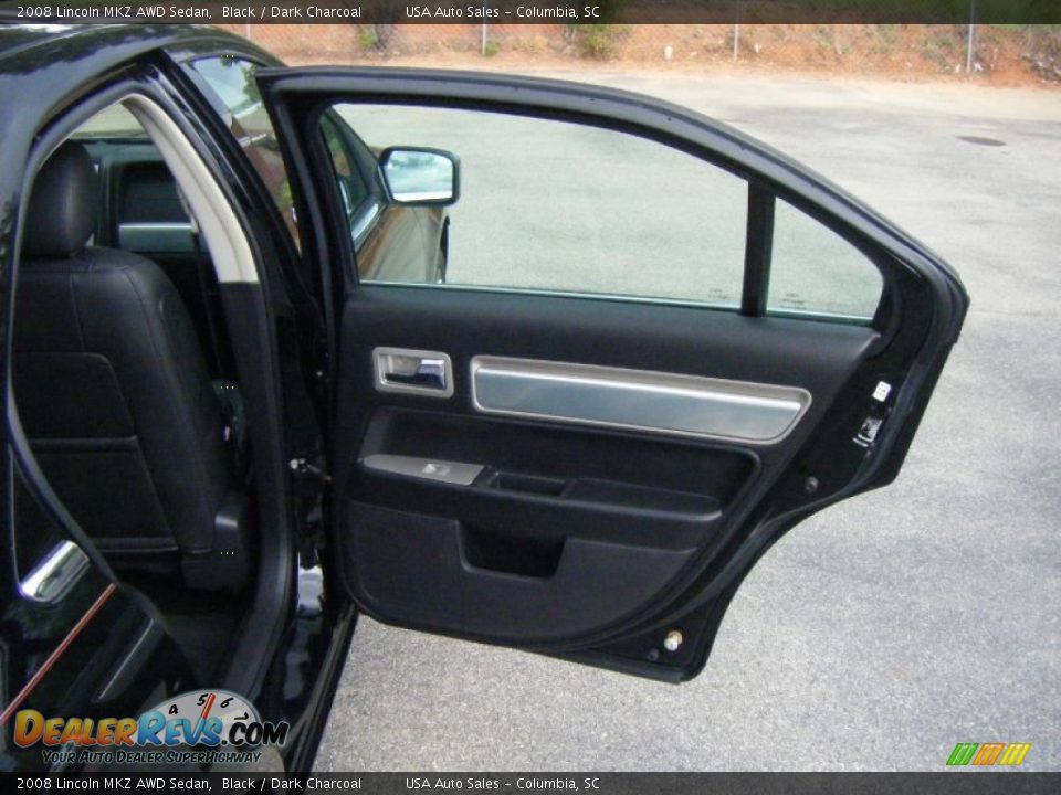 2008 Lincoln MKZ AWD Sedan Black / Dark Charcoal Photo #15