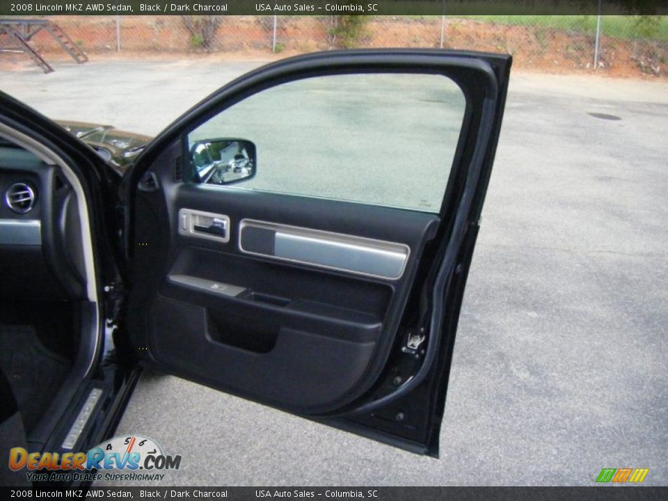 2008 Lincoln MKZ AWD Sedan Black / Dark Charcoal Photo #17