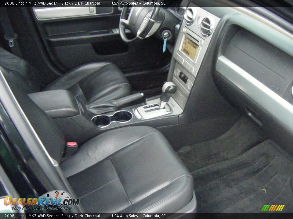 2008 Lincoln MKZ AWD Sedan Black / Dark Charcoal Photo #18