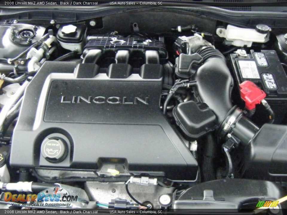 2008 Lincoln MKZ AWD Sedan Black / Dark Charcoal Photo #20