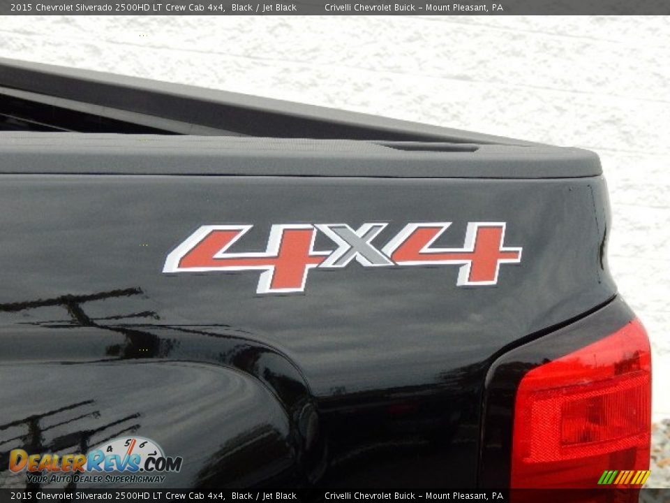 2015 Chevrolet Silverado 2500HD LT Crew Cab 4x4 Black / Jet Black Photo #4