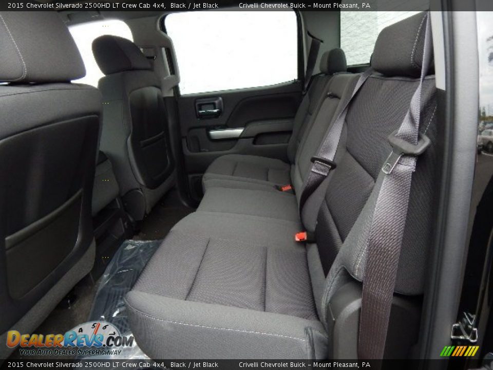 2015 Chevrolet Silverado 2500HD LT Crew Cab 4x4 Black / Jet Black Photo #22