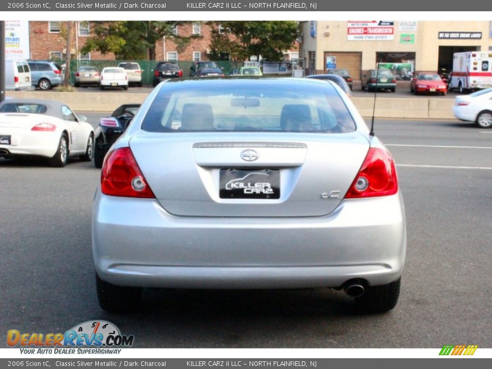 2006 Scion tC Classic Silver Metallic / Dark Charcoal Photo #6