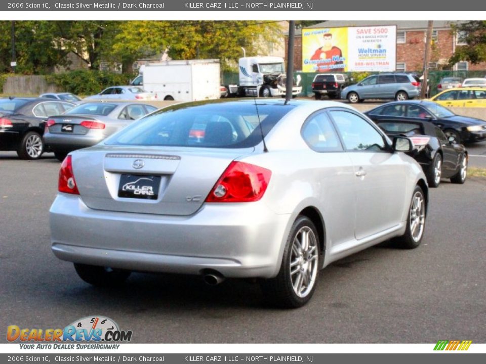 2006 Scion tC Classic Silver Metallic / Dark Charcoal Photo #7