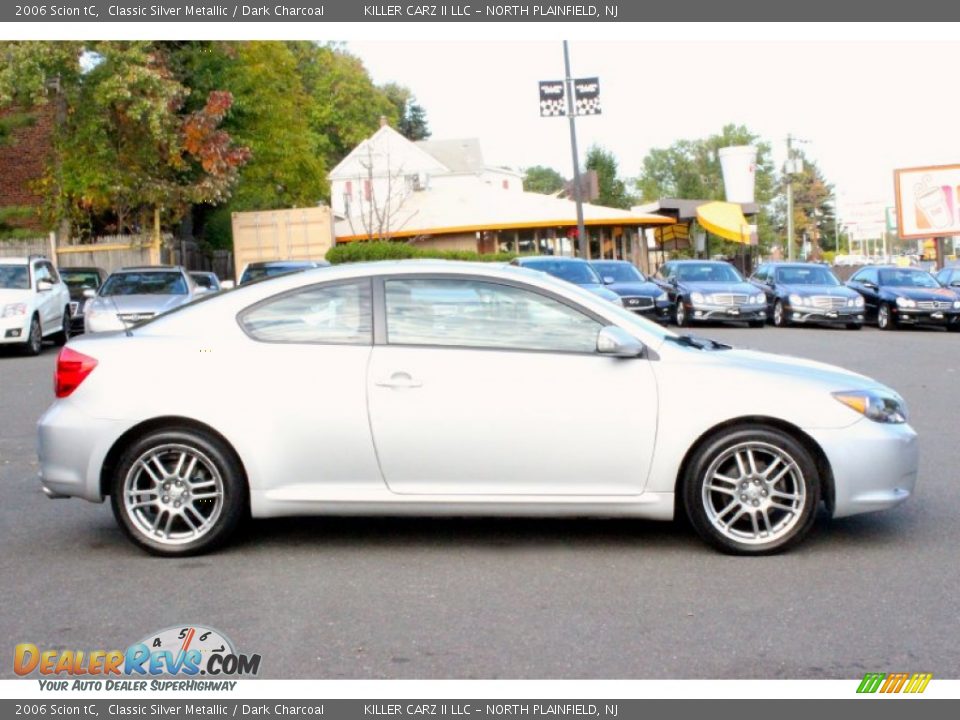 2006 Scion tC Classic Silver Metallic / Dark Charcoal Photo #8