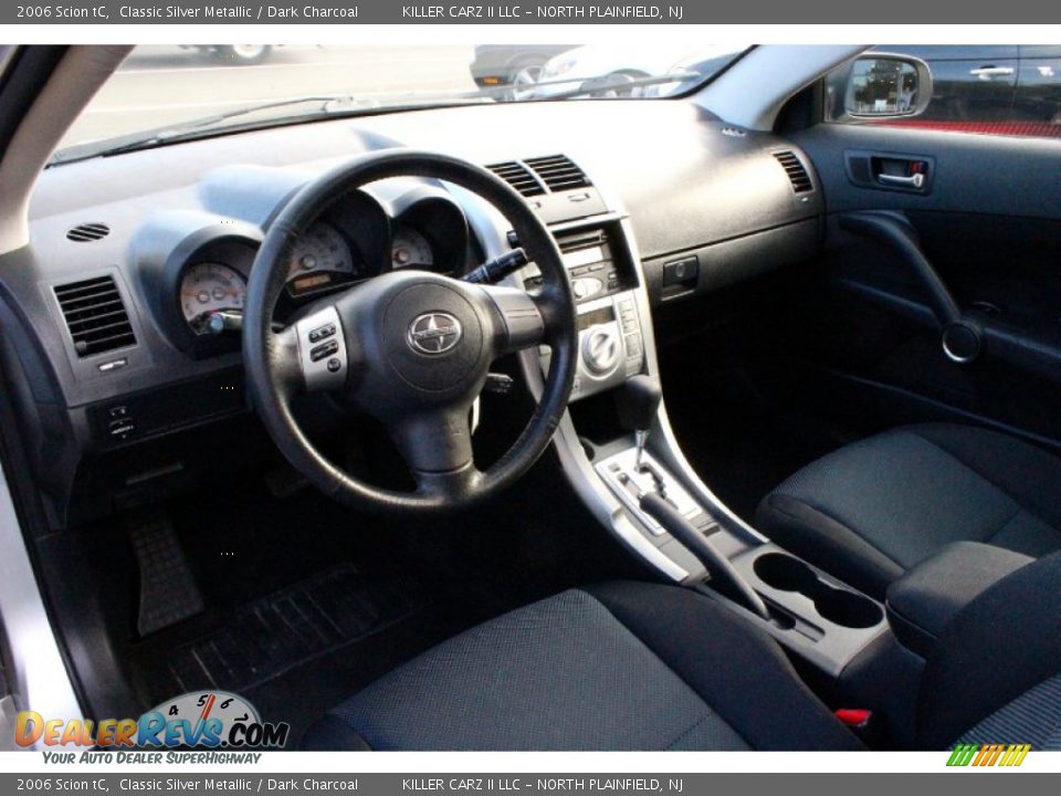 2006 Scion tC Classic Silver Metallic / Dark Charcoal Photo #12