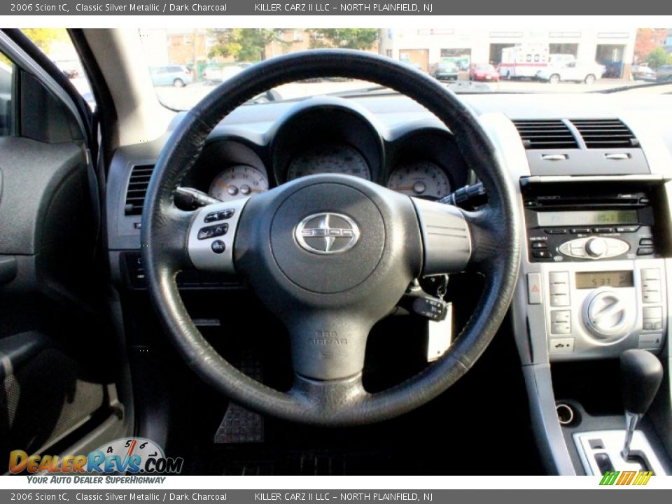 2006 Scion tC Classic Silver Metallic / Dark Charcoal Photo #14