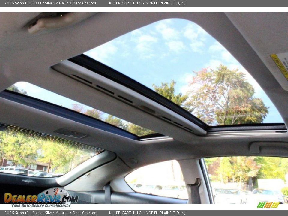 2006 Scion tC Classic Silver Metallic / Dark Charcoal Photo #27
