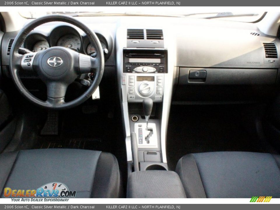2006 Scion tC Classic Silver Metallic / Dark Charcoal Photo #28