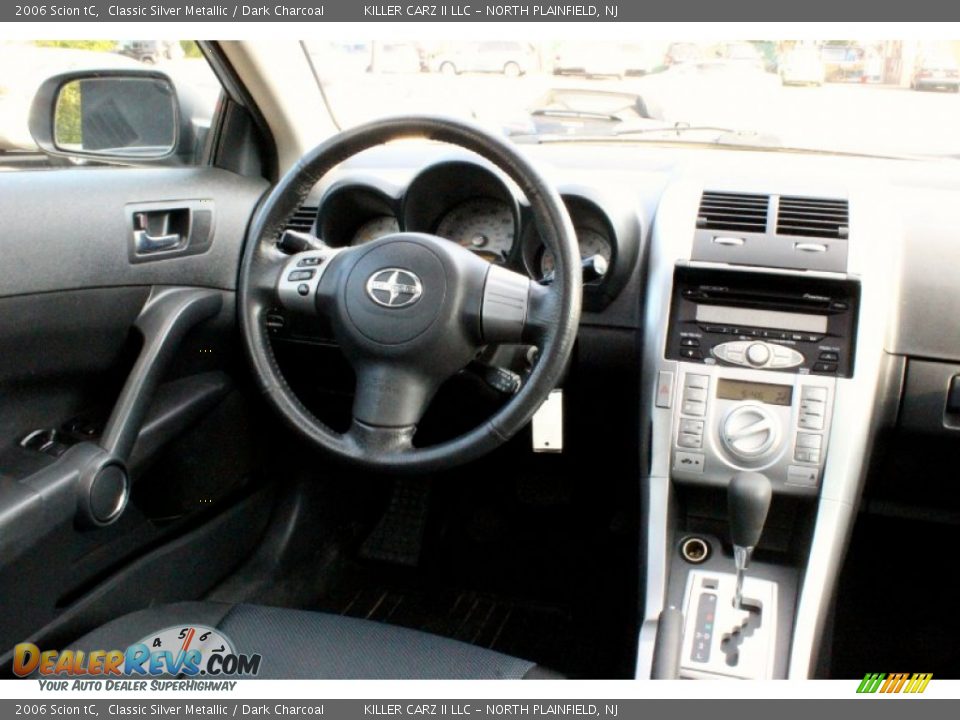 2006 Scion tC Classic Silver Metallic / Dark Charcoal Photo #29