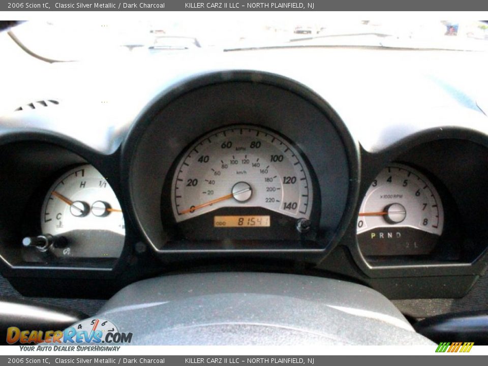2006 Scion tC Classic Silver Metallic / Dark Charcoal Photo #32