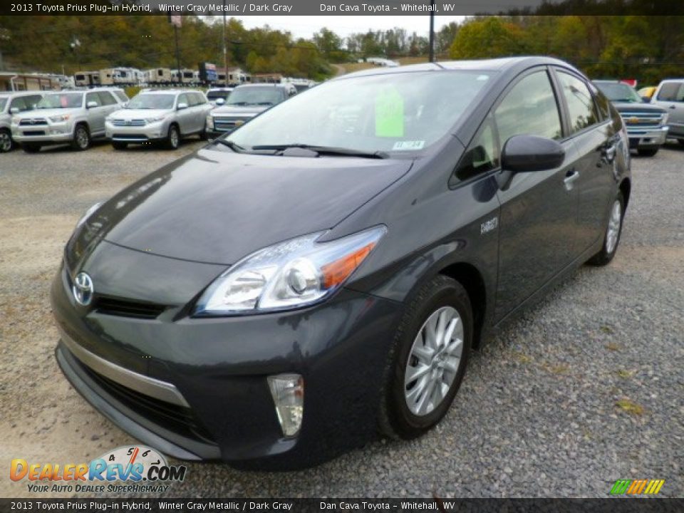 2013 Toyota Prius Plug-in Hybrid Winter Gray Metallic / Dark Gray Photo #2