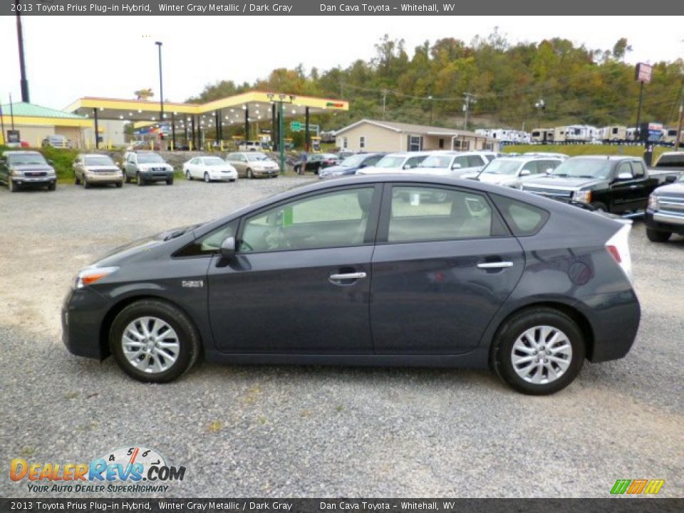 2013 Toyota Prius Plug-in Hybrid Winter Gray Metallic / Dark Gray Photo #3