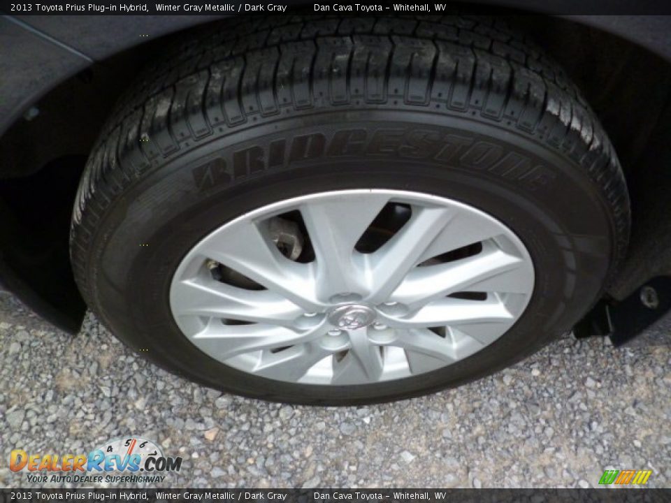 2013 Toyota Prius Plug-in Hybrid Winter Gray Metallic / Dark Gray Photo #6