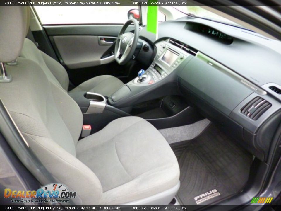 2013 Toyota Prius Plug-in Hybrid Winter Gray Metallic / Dark Gray Photo #7
