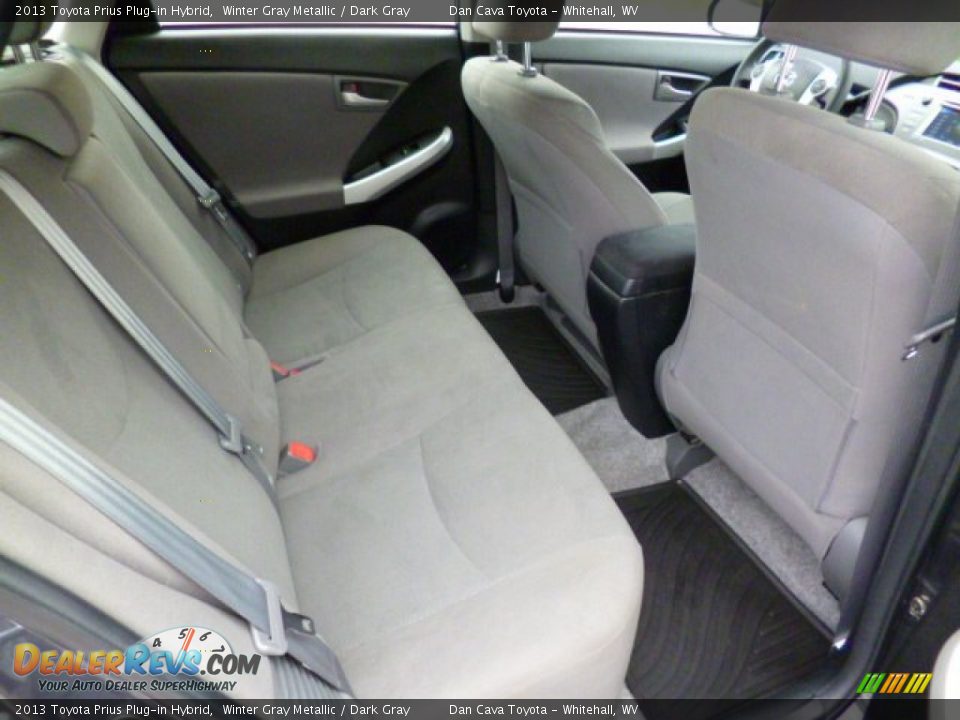 2013 Toyota Prius Plug-in Hybrid Winter Gray Metallic / Dark Gray Photo #8