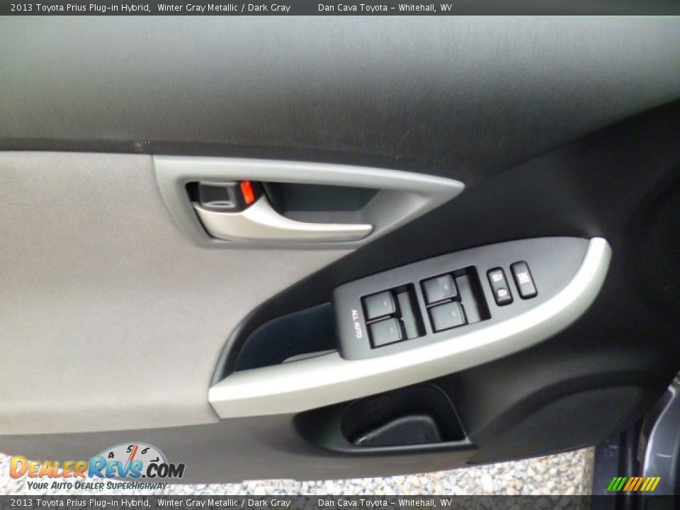 2013 Toyota Prius Plug-in Hybrid Winter Gray Metallic / Dark Gray Photo #12