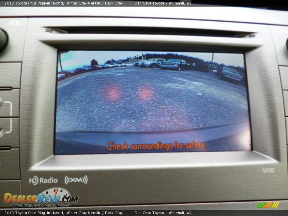 2013 Toyota Prius Plug-in Hybrid Winter Gray Metallic / Dark Gray Photo #13