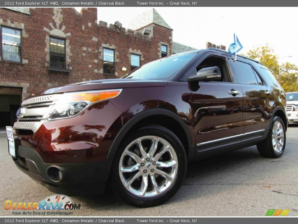 2012 Ford Explorer XLT 4WD Cinnamon Metallic / Charcoal Black Photo #1