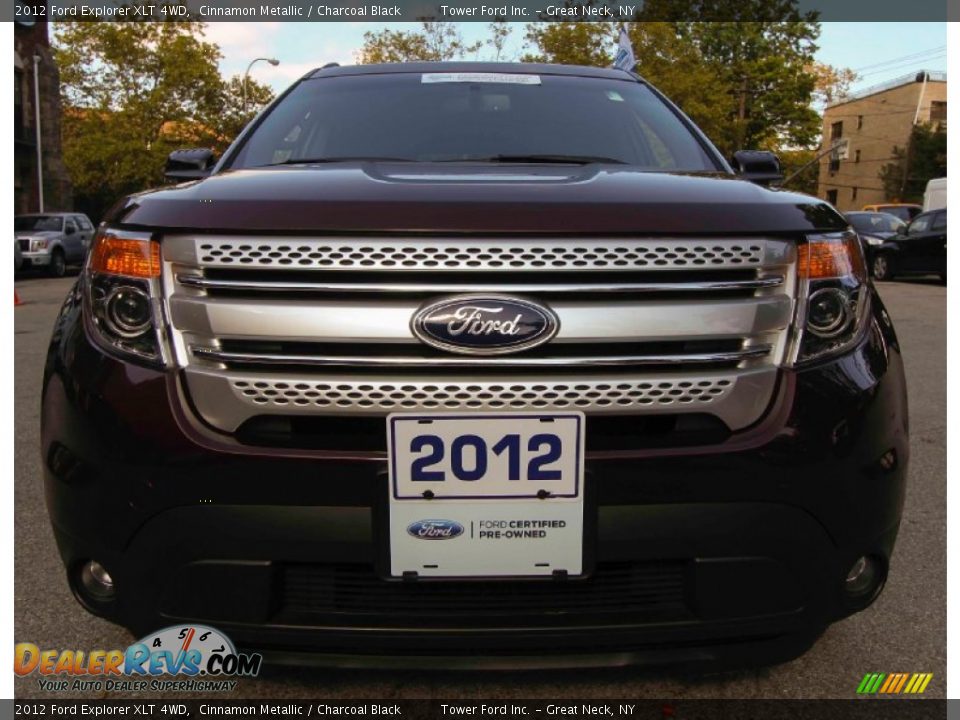 2012 Ford Explorer XLT 4WD Cinnamon Metallic / Charcoal Black Photo #2