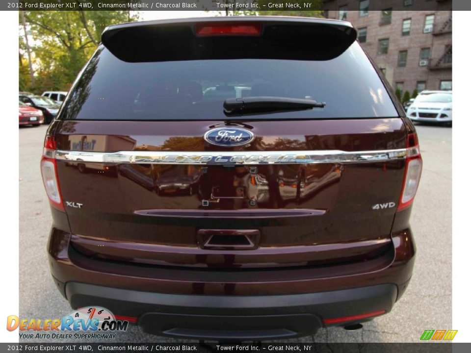 2012 Ford Explorer XLT 4WD Cinnamon Metallic / Charcoal Black Photo #5