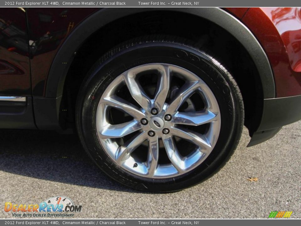 2012 Ford Explorer XLT 4WD Cinnamon Metallic / Charcoal Black Photo #9
