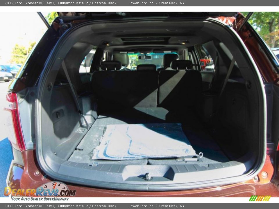 2012 Ford Explorer XLT 4WD Cinnamon Metallic / Charcoal Black Photo #11