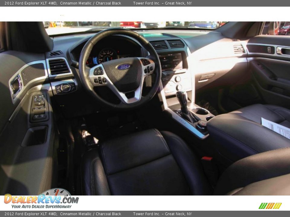 2012 Ford Explorer XLT 4WD Cinnamon Metallic / Charcoal Black Photo #17