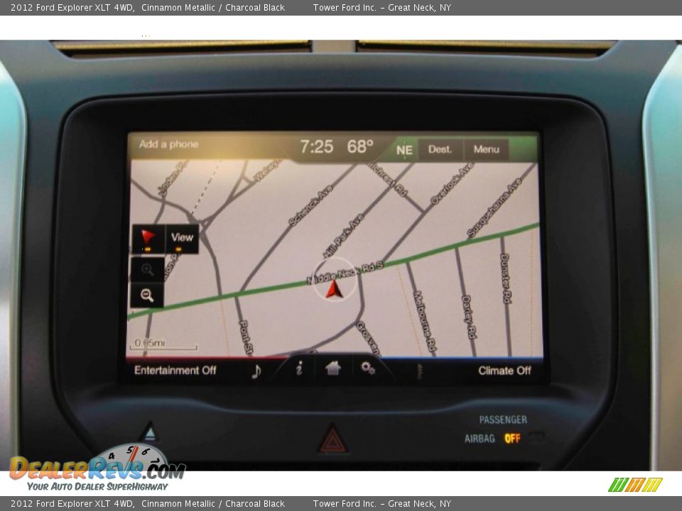 2012 Ford Explorer XLT 4WD Cinnamon Metallic / Charcoal Black Photo #20