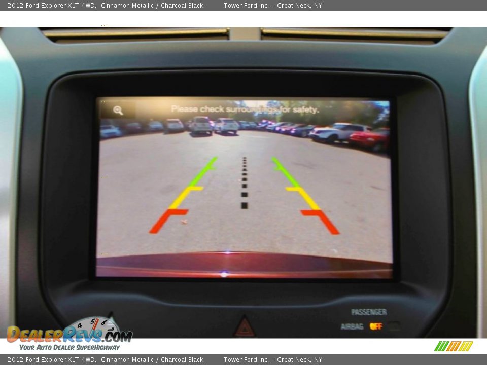 2012 Ford Explorer XLT 4WD Cinnamon Metallic / Charcoal Black Photo #21