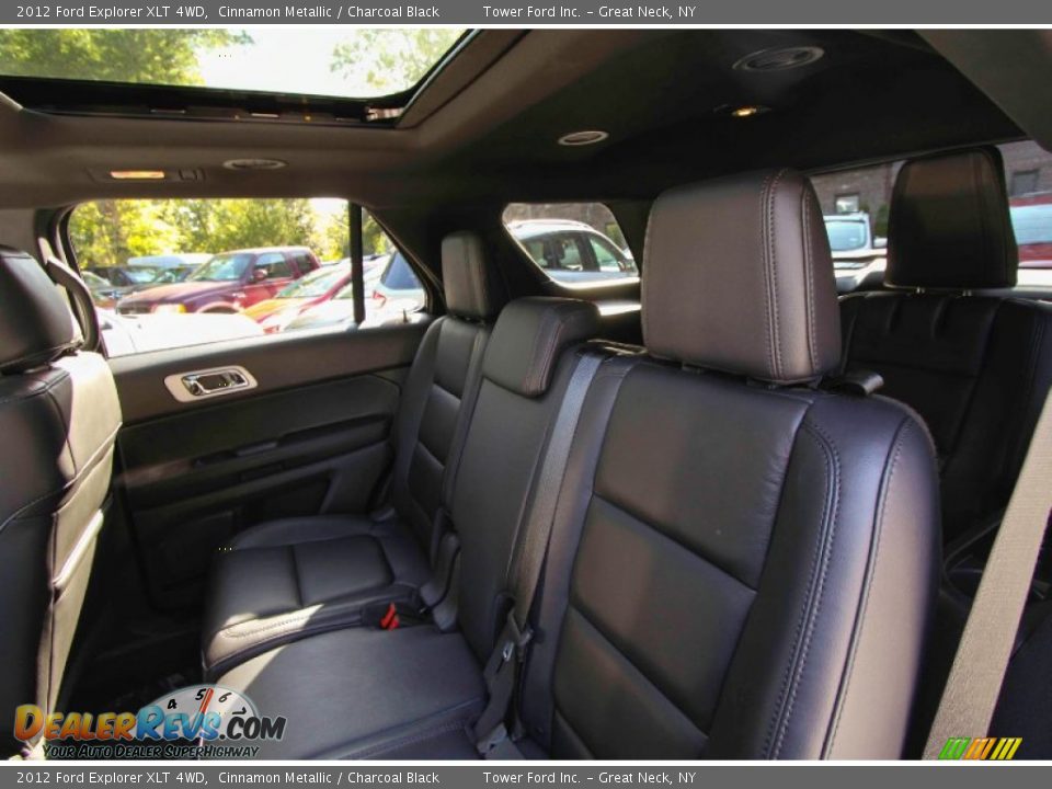 2012 Ford Explorer XLT 4WD Cinnamon Metallic / Charcoal Black Photo #29