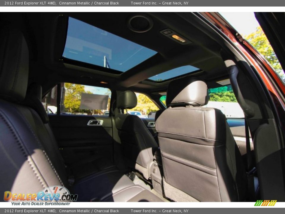 2012 Ford Explorer XLT 4WD Cinnamon Metallic / Charcoal Black Photo #33