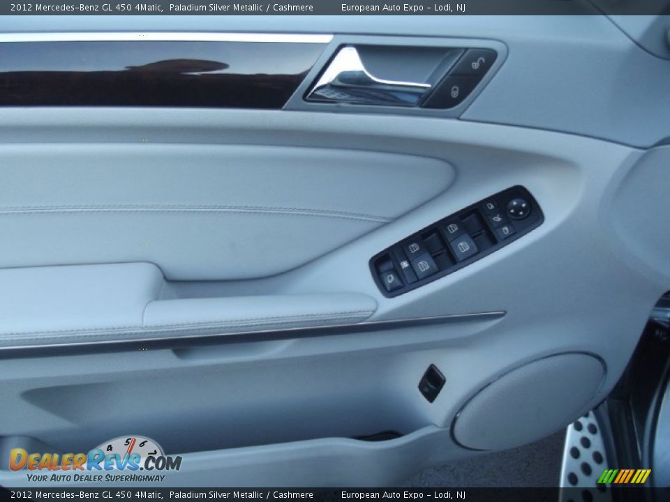 2012 Mercedes-Benz GL 450 4Matic Paladium Silver Metallic / Cashmere Photo #16