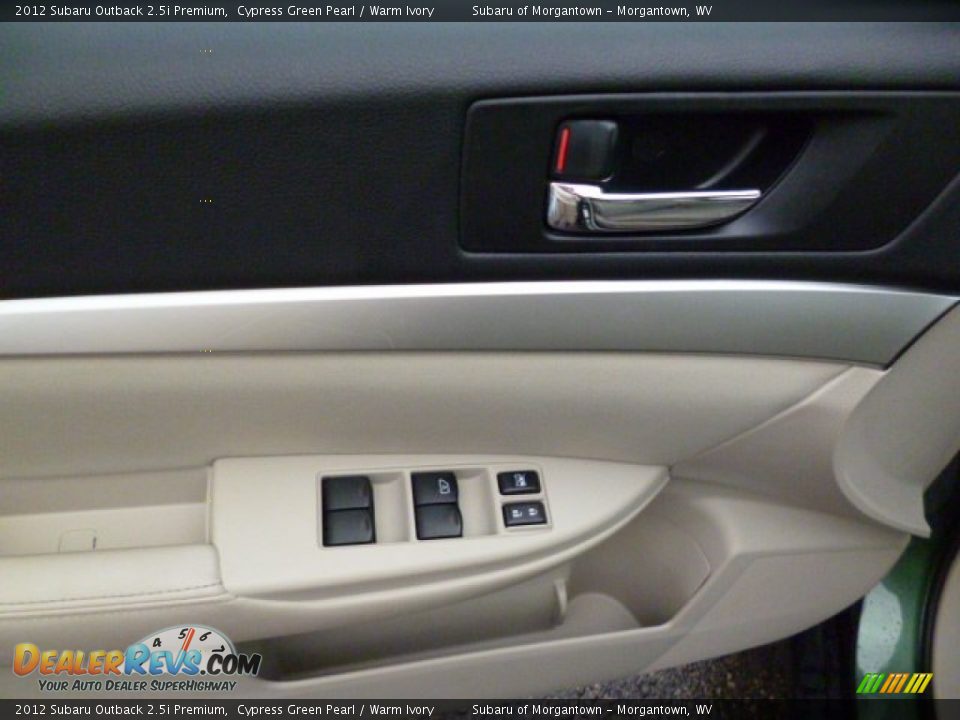 2012 Subaru Outback 2.5i Premium Cypress Green Pearl / Warm Ivory Photo #16