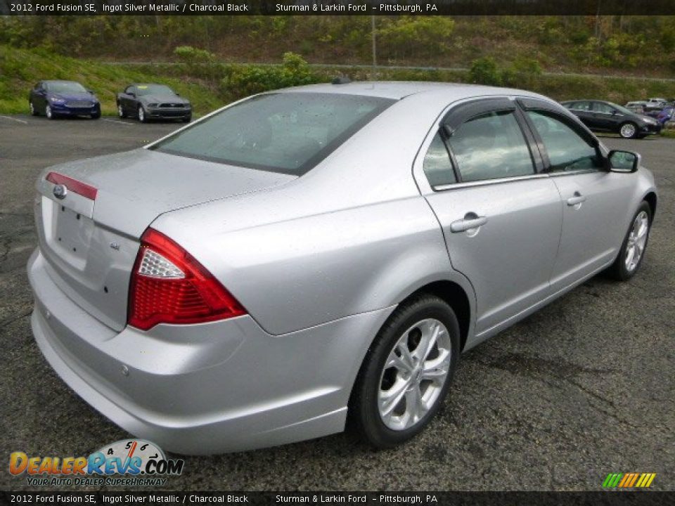 2012 Ford Fusion SE Ingot Silver Metallic / Charcoal Black Photo #2