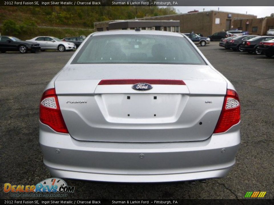 2012 Ford Fusion SE Ingot Silver Metallic / Charcoal Black Photo #3