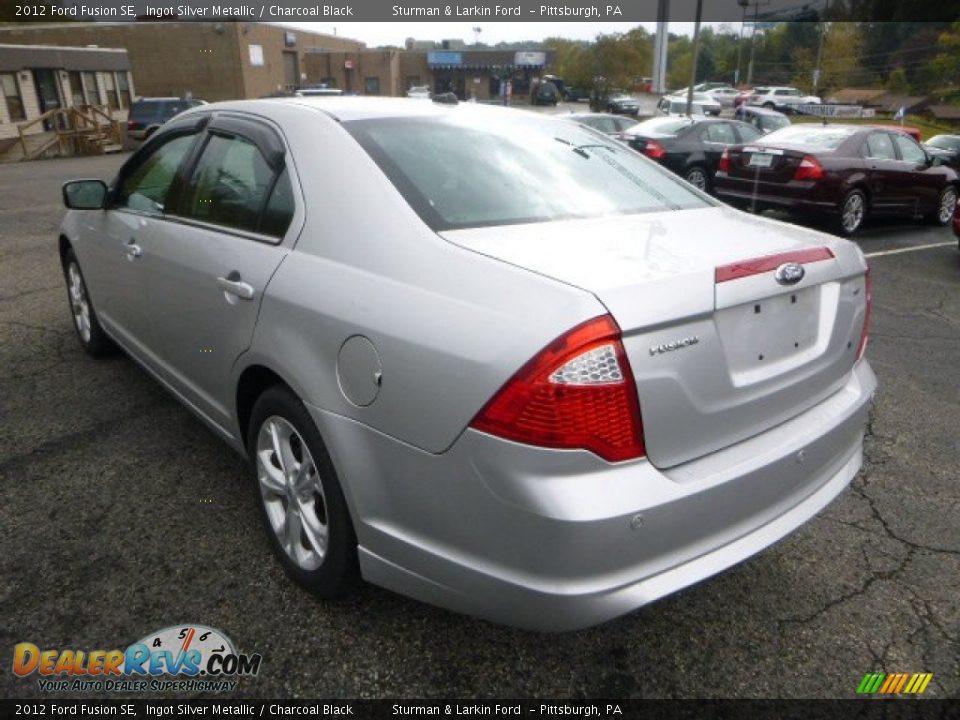 2012 Ford Fusion SE Ingot Silver Metallic / Charcoal Black Photo #4
