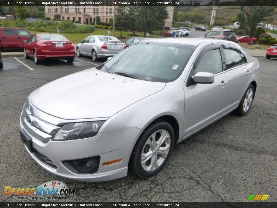 2012 Ford Fusion SE Ingot Silver Metallic / Charcoal Black Photo #5