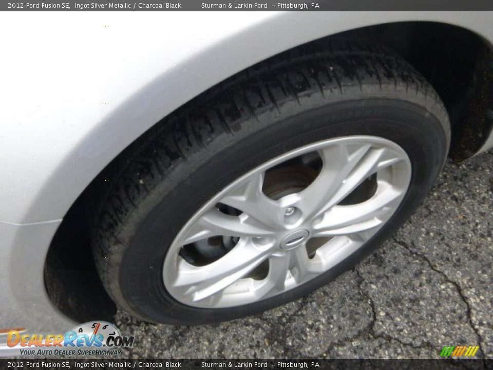 2012 Ford Fusion SE Ingot Silver Metallic / Charcoal Black Photo #7