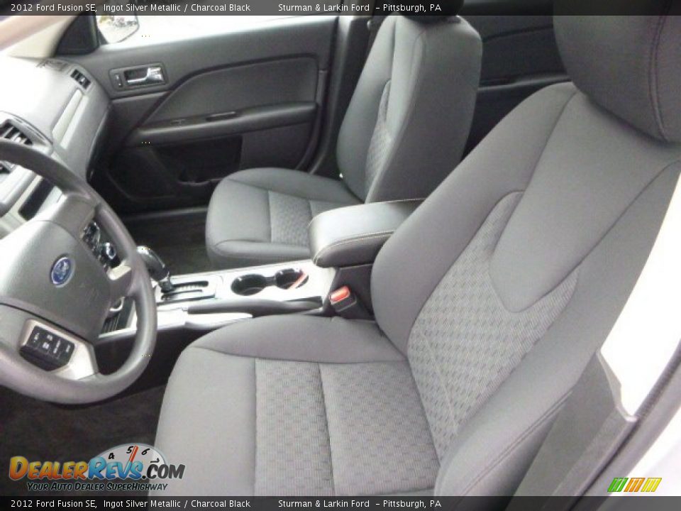2012 Ford Fusion SE Ingot Silver Metallic / Charcoal Black Photo #8