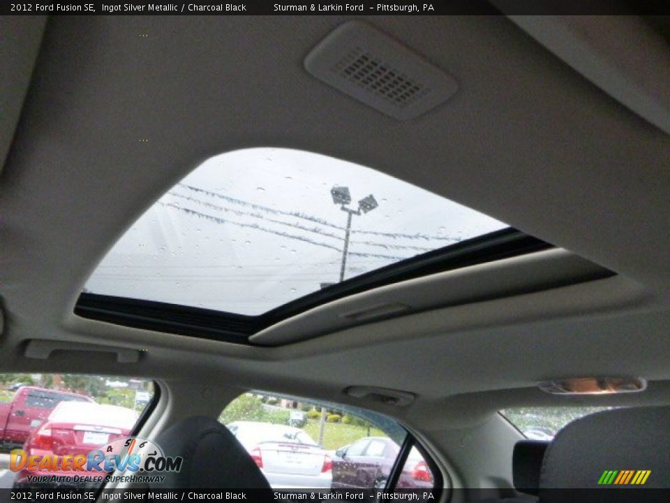 2012 Ford Fusion SE Ingot Silver Metallic / Charcoal Black Photo #12
