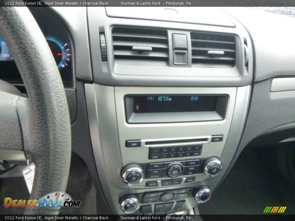 2012 Ford Fusion SE Ingot Silver Metallic / Charcoal Black Photo #13