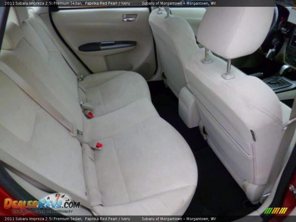 2011 Subaru Impreza 2.5i Premium Sedan Paprika Red Pearl / Ivory Photo #6