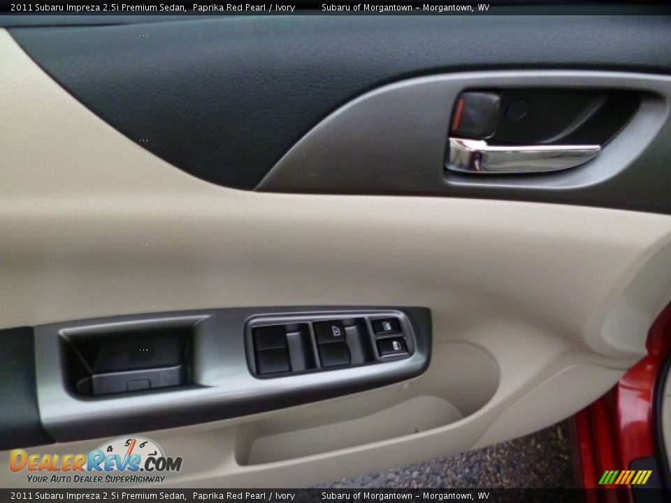 2011 Subaru Impreza 2.5i Premium Sedan Paprika Red Pearl / Ivory Photo #17