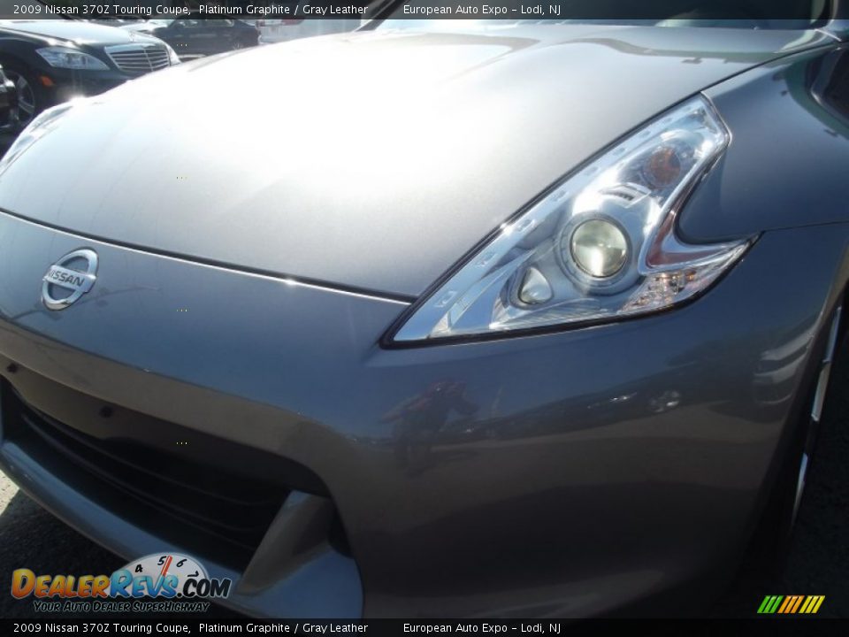 2009 Nissan 370Z Touring Coupe Platinum Graphite / Gray Leather Photo #33