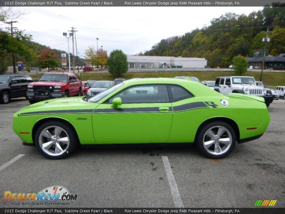 Sublime Green Pearl 2015 Dodge Challenger R/T Plus Photo #2