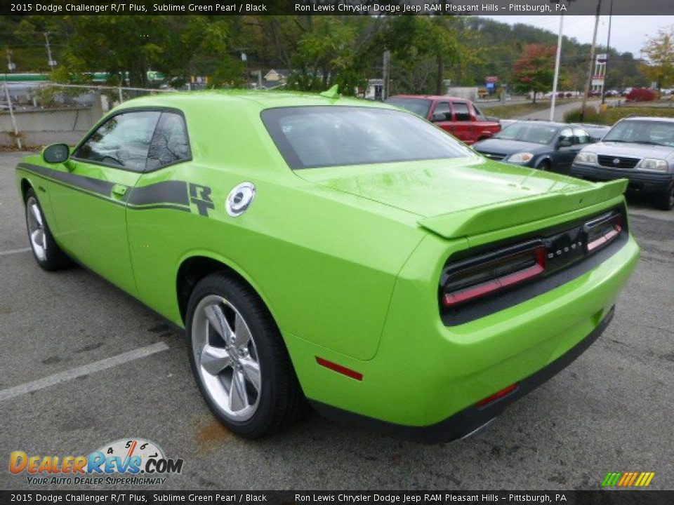 Sublime Green Pearl 2015 Dodge Challenger R/T Plus Photo #3