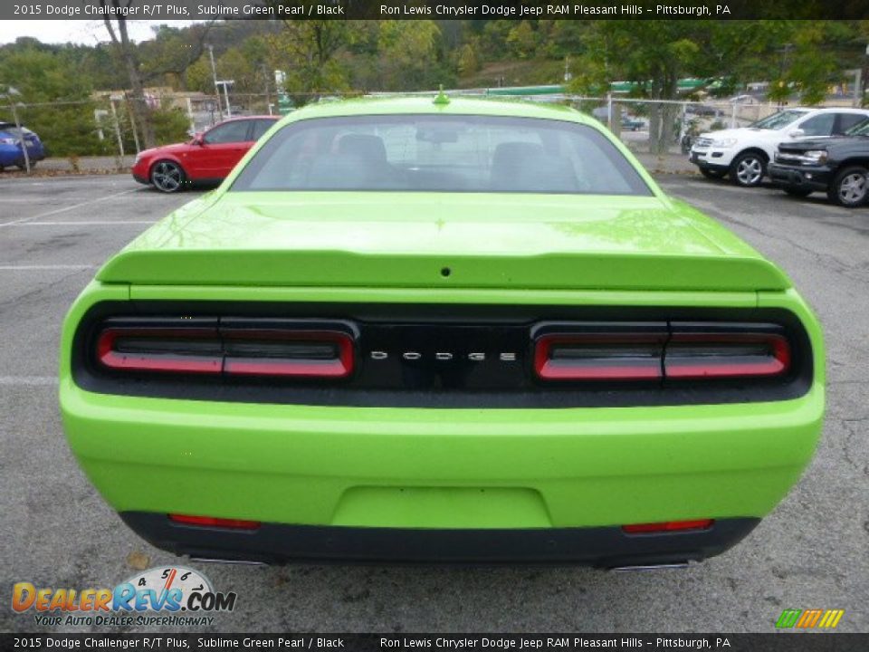 Sublime Green Pearl 2015 Dodge Challenger R/T Plus Photo #4