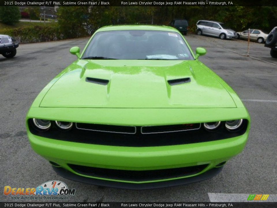 Sublime Green Pearl 2015 Dodge Challenger R/T Plus Photo #8